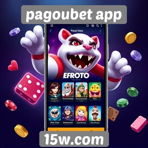 Variedade de jogos disponíveis no Pagoubet App